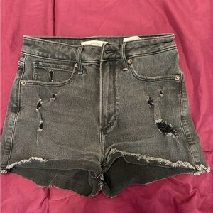 Abercrombie & Fitch Charcoal Jean Shorts